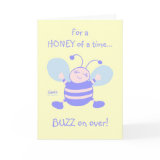 Baby's First Birthday Party Invitation card