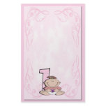 Baby's First Birthday Stationery Paper