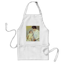 Baby's First Caress. c. 1890, Mary Cassatt aprons by vintagegiftmall Baby's First Caress. c. 1890, Mary Cassatt aprons