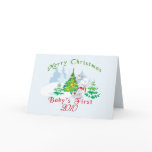Baby's First Christmas 2010 Card
