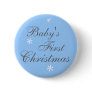 Baby's First Christmas (boy) - Button
