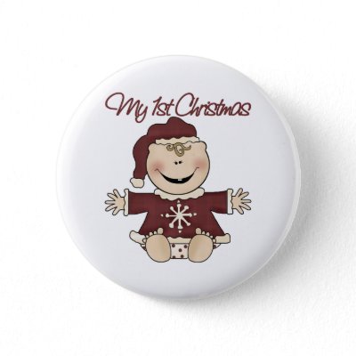 Baby's First Christmas buttons