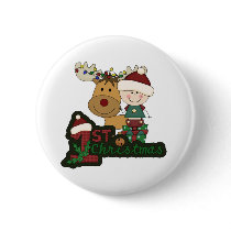 Baby's First Christmas Buttons