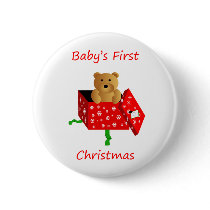 Baby's First Christmas Pins