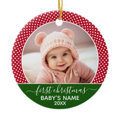 Babys First Christmas Christmas Ornament