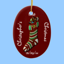 "Baby's First Christmas" - Christmas Stocking ornaments