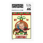 Baby's First Christmas Custom Photo Postage