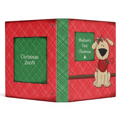 "Baby's First Christmas - Customizable" Binders by TheBabyShoppe