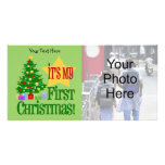 Baby's First Christmas Customizable Photo Cards