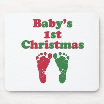 Baby's First Christmas Mouse Pads