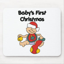 Baby's First Christmas Mousepads