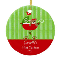 Baby's First Christmas Ornament Baby Carriage ornament