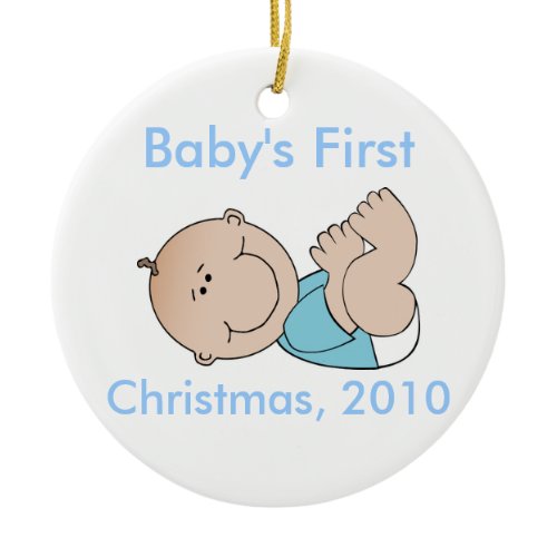 Baby's First Christmas Ornament - Boy ornament