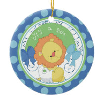 Baby's First Christmas Ornament Precious Lion