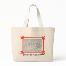 Baby's First Christmas Personalized Photo Bag