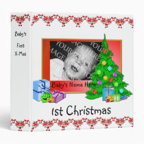 Baby's First Christmas Photo Binder binders