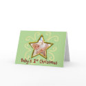 Baby's First Christmas Photo Card by thebabystore Baby's First Christmas Photo Card