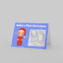 Baby's First Christmas Photo Card Template