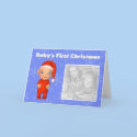 Baby's First Christmas Photo Card Template