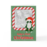 Baby's First Christmas Photo Card Template Frame