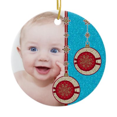 Baby&#39;s First Christmas Photo Christmas Ornament