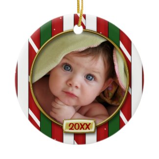 Baby's First Christmas Photo Frame Christmas Tree Ornament