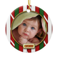Baby's First Christmas Photo Frame ornament