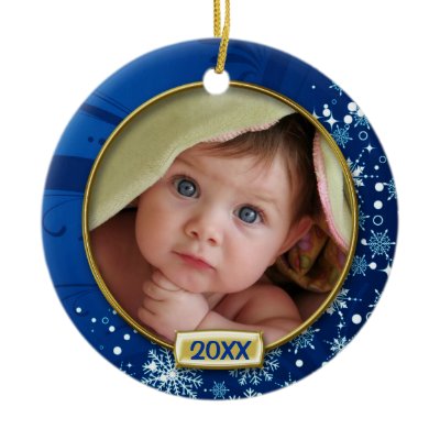 Baby's First Christmas Photo Frame ornaments