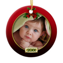 Baby's First Christmas Photo Frame Ornament
