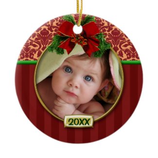 Baby's First Christmas Photo Frame Ornaments