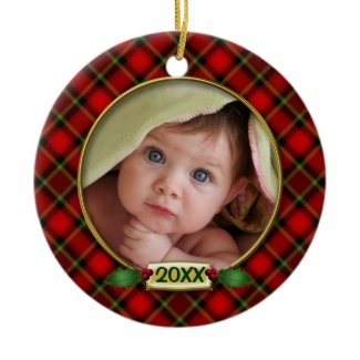 Baby's First Christmas Photo Frame Christmas Tree Ornaments