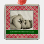 Baby's First Christmas Photo Holiday Ornaments