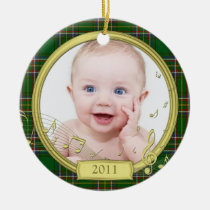 Baby's First Christmas Photo Template Ornament