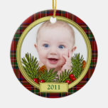 Baby's First Christmas Photo Template Ornament