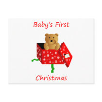 Baby's First Christmas Postcards