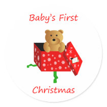 Baby's First Christmas Stickers