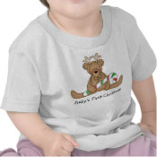 Baby's first Christmas t-shirt shirt
