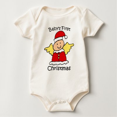 Baby's first Christmas t-shirt by holiday_tshirts