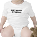 BABY'S FIRST CHRISTMAS t-shirts