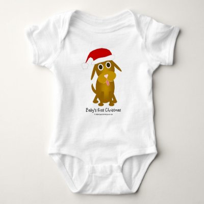 Baby's first Christmas t-shirts