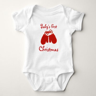 Baby's First Christmas t-shirts
