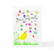 babys first easter copy cards