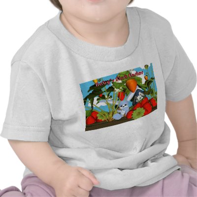 Baby's First Easter T Shirt, with bunny and egss by moonlake