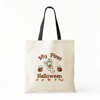 Personalized My First Halloween Baby Trick or Treat Bag