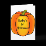 Baby's First Halloween Greeting Cards