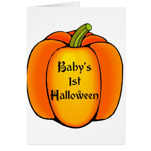 Baby's First Halloween Card Zazzle