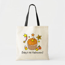 Baby's First Halloween Tote Bags