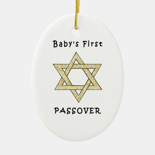 Baby's First Passover Christmas Tree Ornaments