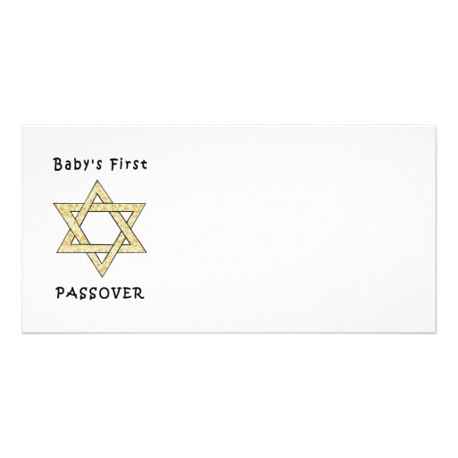 Baby's First Passover Photo Greeting Card