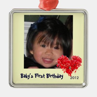 Baby's First Photo Ornament
